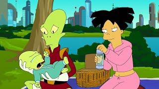 Amy And Kif Can't Handle Their Kids - Futurama 11x02