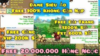 Nro Lậu Mới Nhất Dame Siêu Ảo Free 20Tr Hồng Ngọc 11k5 Thỏi Vàng Đệ Vip Full Skill Cải Trang 1200%SĐ