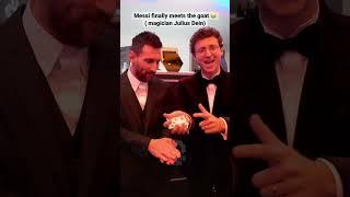 Messi fooled by Julius Dein (magician  ) ... 🪄 #leomessi #messi