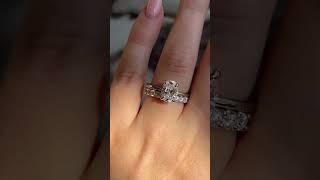 Celebrate Forever: Oval Cut Moissanite Ring and Matching Band #trending #yts #engagementrings #rings