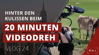 Vlog 24: Hinter den Kulissen beim 20 Minuten Videodreh mit Robert Michel Junior