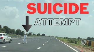 SUICIDE Attempt on the Delhi Mumbai Expressway -  येह Expressway खतरनाक हैं  | Motoring with kkm