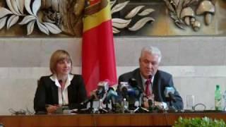 Întrebarea lui Vladimir Voronin către Angela Gonţa