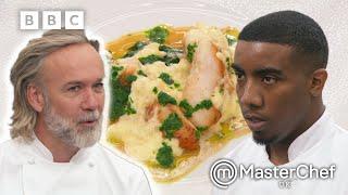 Professional Contestant Excels In John Dory Dish Replication Challenge! | MasterChef UK