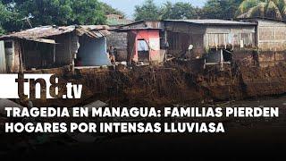 SINAPRED: Fuertes lluvias dejan daños viviendas del Distrito IV de Managua