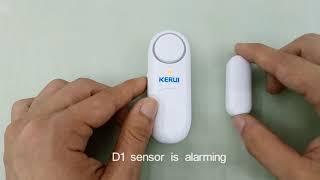 KERUI D1 Wireless Small Independent Door/windows simple alarm system