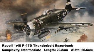 Revell 1:48 P-47D Thunderbolt Razorback Kit Review