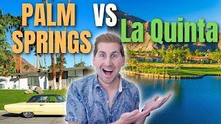 What is the DIFFERENCE between Palm Springs California and La Quinta?