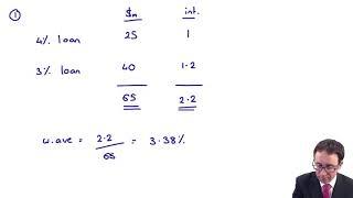 Borrowing costs - general borrowings example - ACCA Financial Reporting (FR)