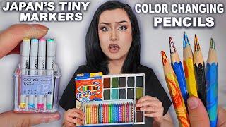 I Tried INSANE Art Supplies From Around The World...