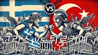 그리스 vs 튀르키예. 두나라 사이가 나쁜 이유. (CC 자막)