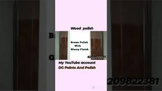 Melamine polish glossy melamine Matt finish polish Brown polish