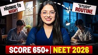NEET 2026 Daily Study Routine of a NEET Dropper | Not For *Motivational Seekers* | Ekta Soni