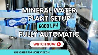 Mineral Water Plant Setup| 6000 LPH Fully Automatic | Jamdale Industries | Mineral Water Business