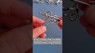 How to take out the long strip on the flower basket lock puzzle / brain teaser 17#shorts