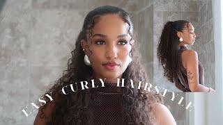 TUTORIAL | EASY CURLY HAIRSTYLE | ON 3a/b HAIR