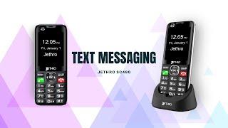 How to Create a New Text Message on your Jethro SC490