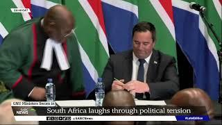 SA laughs through political tension