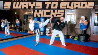 How Can You Evade Kicks? | Taekwondo Sparring Tips