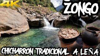 CHICHARRON a la LEÑA visita a ZONGO - LA PAZ BOLIVIA