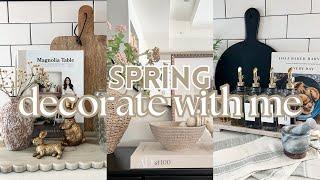 *NEW* SPRING DECORATE WITH ME 2025 | Spring kitchen decor ideas