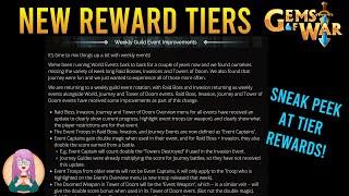 Gems of War 7.0 Update - Explaining the New, Expanded Reward Tiers (with a Sneak Peek at Rewards)