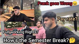 First Day at Uni| Prank | How was the Semester Break? | RupeshNZ | FT. @YashShoranStreams