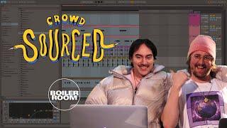 J-E-T-S (Jimmy Edgar & Machinedrum) making beats w/ sounds you send in | Boiler Room 'Crowdsourced'