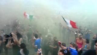 Euro2012: 700 thousand people in Rome singing the Italian hymn