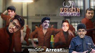 arresting TELUGU GAMING YOUTUBERS  - funny game - telugu