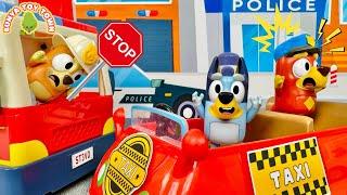 BLUEY Cars Rescue and Adventures - Lessons About Helping | Bluey Pretend Play Stories