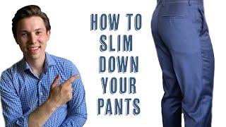 Taking In The Crotch Seam | Slimming Your Pants