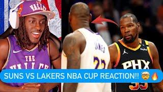 Reaction To Suns Vs Lakers NBA CUP Highlights!!