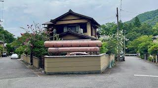 4K Walking through Beautiful Japanese Countryside Village Kyoto, Japan