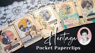 Tutorial | HERITAGE POCKET PAPERCLIPS | Livie's Lovelies