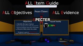 Specter 2 - What's new? ALL Item Guide + ALL Evidence Guide + ALL Objective Guide + Item Upgrades?