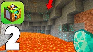 Craftarena - Survival Gameplay Part 2 (Exploring caves and finding DIAMONDS!!)