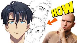 HOW TO DRAW ANIME FACES (from any angle) - beginner tutorial