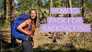 How to Pack a Backpack for an Overnight Hike