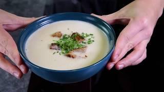 Knoblauchcremesuppe | Einfaches Rezept für Knoblauchsuppe