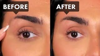 My Brow routine using only 1 product #BombBrows Full ’N Fluffy Fiber Gel | روتيني لرسم حواجبي