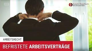 Verlängerung von befristeten Arbeitsverträgen – Kanzlei Hasselbach