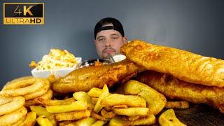 ASMR FISH AND CHIPS MUKBANG | DAVE KAY ASMR