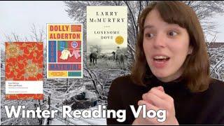 Winter Reading Vlog | War & Peace, Lonesome Dove, and Good Material