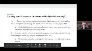 SFAS Digital Audio Focus Group Meeting #2:  Getting Started with Digital Streaming