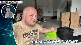 My Dream Garage Build // Part 3 // Vented Floor Tiles