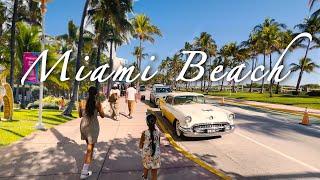 [4K]  Miami Beach Walking Tour 2024, Ocean Drive, Collins Ave & More! #miami #beach #florida