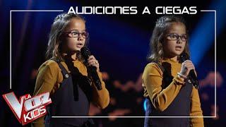 Irene y Alba Muñoz cantan 'Que nadie' | Audiciones a ciegas | La Voz Kids Antena 3 2021