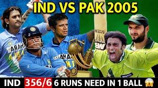 INDIA VS PAKISTAN 3RD  ODI 2005 | FULL MATCH HIGHLIGHTS | MOST SHOCKING MATCH EVER