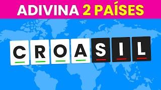 Adivina los PAÍSES con el nombre Mezclado| Reto de Geografía y de Agilidad Mental 